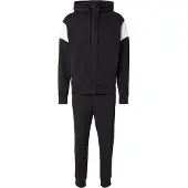 BOSS Ropa para correr negro / blanco