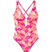 LASCANA Traje de baño naranja / albaricique / melocotón / rosa