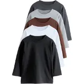 Next Camiseta marrón / gris claro / gris oscuro / negro / blanco