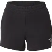 Puma Pantalón deportivo 'ESS' negro / blanco