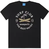 Ocean pacific Camiseta 'Dive' beige oscuro / negro / offwhite