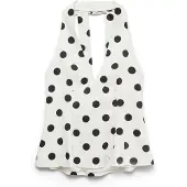 Vero Moda Top 'VMDalia' negro / blanco