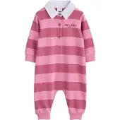 Next Pijama entero/body rosa claro / rosa oscuro / blanco