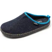 Nuvola Nuvola. Zapatillas de casa 'Zueco Rim' azul oscuro