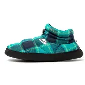 Nuvola Nuvola. Zapatillas de casa 'Boot Home Scotland' turquesa