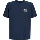 Jack & Jones Junior Camiseta 'JJLEGEND' navy / arándano / blanco