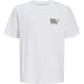 Jack & Jones Junior Camiseta 'JJLEGEND' miel / negro / blanco