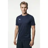 Puma Camiseta funcional 'TeamGOAL' navy / blanco