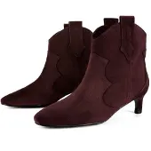 L37 HANDMADE SHOES Botas de tobillo 'TEXAS WIND' borgoña