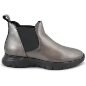 Frau Botas '43E4 canna fucile donna scarpe stivaletti pelle elastico' plata