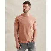 PME Legend Camiseta 'T-shirt in jersey with small artwork' rosa