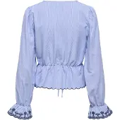 ONLY Blusa 'JDYSAVANNAH' azul / azul cielo