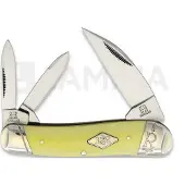 Rough Ryder Pocket knife Classic Carbon Yellow SwayBack