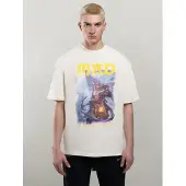 MAD TIGERS Camiseta 'Dark Oceans' crema