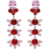 Avant Garde Pendientes 'Edytata' rosa