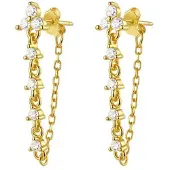 Hey Happiness Pendientes 'Blossom' oro
