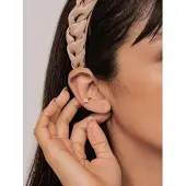 Hey Happiness Pendientes 'Daisy' oro rosa