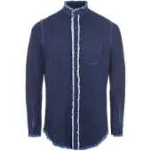Yoxeone Camisa 'HIPPY' azul denim