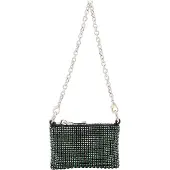 FELIPA Bolso de hombro esmeralda / negro