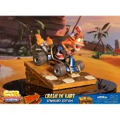 First 4 figures Figura Crash Bandicoot Crash In Kart 31 Cm