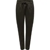 ONLY Pantalón plisado 'Poptrash' marrón oscuro