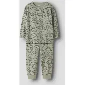Name It Mini Pijama beige / verde / verde oscuro