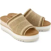 Toms Zapatos abiertos 'DIANA' beige / camelo / beige oscuro