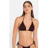 LASCANA Top de bikini 'Nele' berenjena