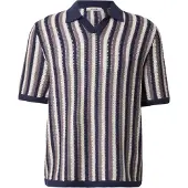 Only & Sons Jersey 'ONSTHUE' azul oscuro / lila / offwhite
