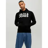 Jack & Jones Sudadera antracita / blanco