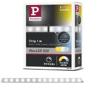 Paulmann MaxLED 500: Tira de LED regulable en blanco, extensión
