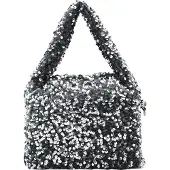 FELIPA Bolso de mano gris oscuro / plata