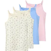 Name it Camiseta Interior Sin Mangas Floral 4 Unidades