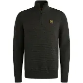 PME Legend Jersey 'Pullover with half zipper' negro
