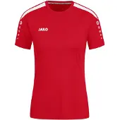 Jako Camiseta funcional 'Power' rojo / blanco