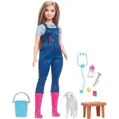 Barbie Profesiones Con Accesorios. Puedes Ser Veterinaria De Granja