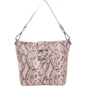 Faina Bolso de hombro rosa / negro