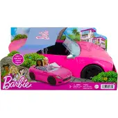 Barbie Muñeco De Juguete De Vehículo Convertible Rosa Con Ruedas Giratorias