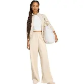 Adidas adidasPANTALÓN RECTO SOFT LUX L Crystal Linen Mujer