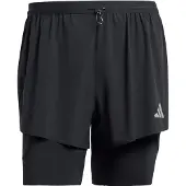 Adidas - Ropa para trail running - Adi365 2In1 Short M Black - Talla S - Negro