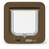 Sure Petcare Puerta para Gatos con Microchip - Marrón