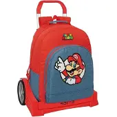 Safta Mochila Con Ruedas Evolution Super Mario 20.1l