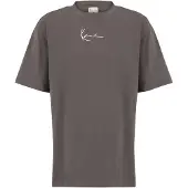 Karl kani Camiseta color barro / blanco