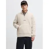 Jack & Jones Sudadera 'JJESOHO' beige / negro