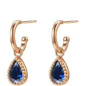 Hey Happiness Pendientes 'September Birthstone' oro rosa