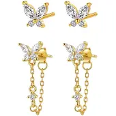 Hey Happiness Pendientes oro