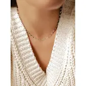 Hey Happiness Cadena 'Rolo Choker' plata