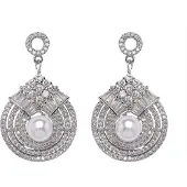 Avant Garde Pendientes 'Veronikaa' plata