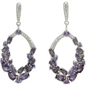 Avant Garde Pendientes 'Beataka' lila