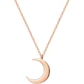 Hey Happiness Cadena 'Halbmond' oro rosa